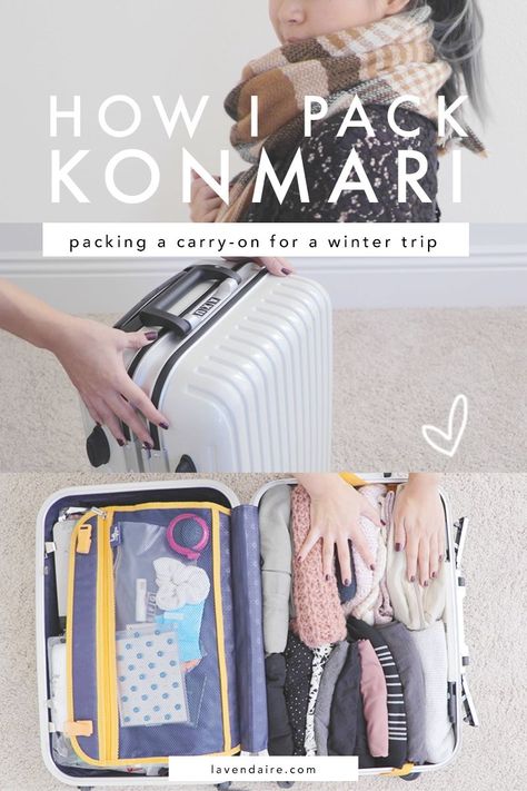 konmari packing | how i pack a carry-on :: PIN for your next vacation or weekend trip!  konmari method | the life-changing magic of tidying up by marie kondo | travel packing | traveling tips | cold weather packing | Portland-Seattle-Vancouver trip | winter travel Konmari Method Organizing, Vancouver Trip, Cold Weather Packing, Konmari Organizing, Marie Kondo Organizing, Travel Packing Tips, Traveling Tips, Konmari Method, Holiday Packing