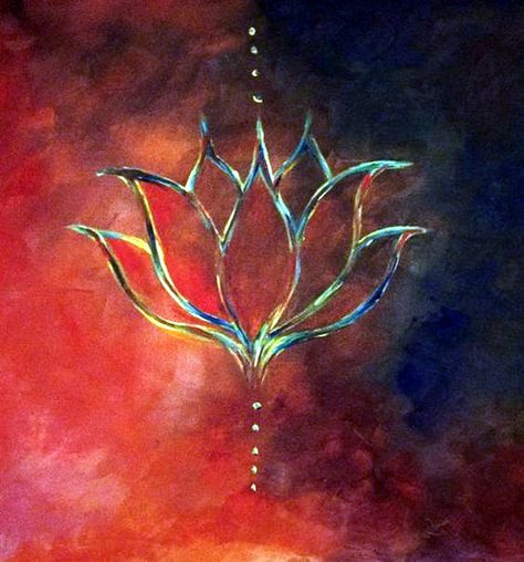 Lotus Flower Drawing, Lotus Flower Painting, Lotus Painting, Lotus Flower Art, Lotus Art, Chalk Painting, Canvas Drawings, Bohemian Art, Zen Art