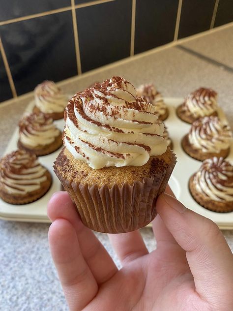 Ash Baber, Tiramisu Cupcakes, Mascarpone Recipes, How To Make Cupcakes, Tiramisu Recipe, Cupcake Cases, 12 Cupcakes, Electric Mixer, Instant Coffee