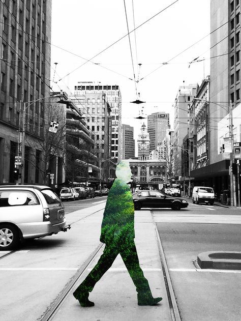 A digital collage inspired by the work of Merve Ozaslan  Photo / Photograph / Melbourne / City / Art Trippy Universe, Sun Vibes, Melbourne City, Creative Landscape, Surreal Collage, Stay Alive, Montage Photo, Artist Models, Foto Art