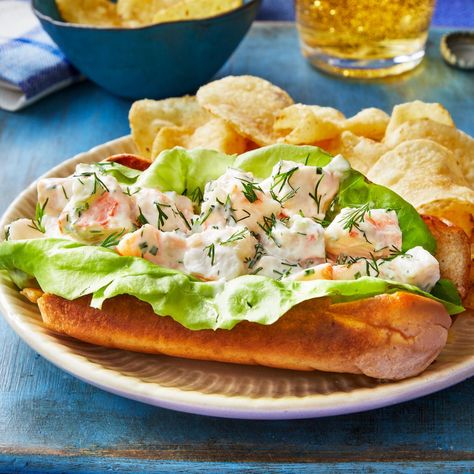 pioneer woman shrimp salad rolls Pioneer Woman Shrimp, Shrimp Salad Rolls, Salad Rolls Recipe, Grilled Tenderloin, Seafood Dinners, Shrimp Rolls, Salad Rolls, Easy Summer Dinners, Best Pasta Salad