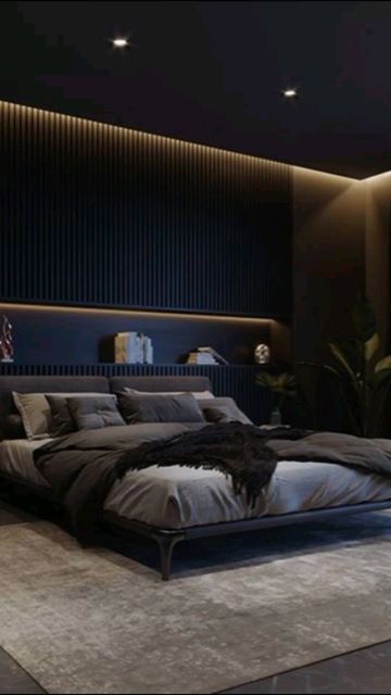 Black Bedroom Design, Black Bedroom Decor, Modern Luxury Bedroom, Bed Design Modern, Black Bedroom, Luxury Bedroom Master, Luxury Rooms, Modern Bedroom Design, Design Studios