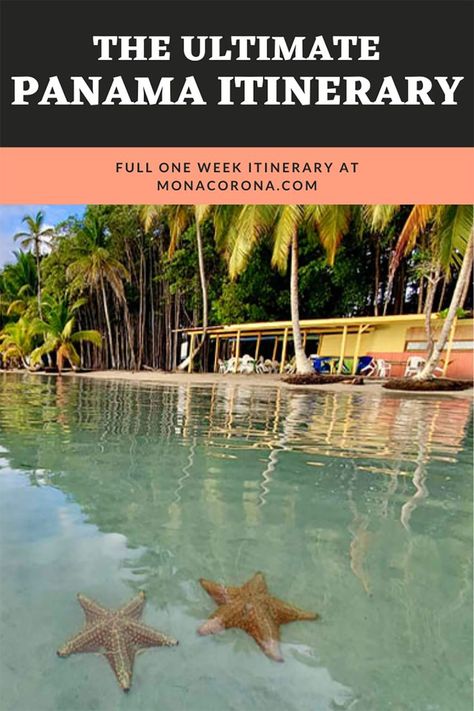 Panama itinerary starfish beach bocas del toro Panama Central America Travel, Vacation In Panama, Panama Travel Guide, Panama Itinerary, Panama Country, Panama Trip, Panama Vacation, Things To Do In Panama, Central America Destinations