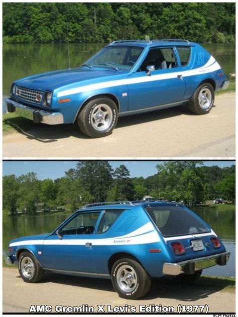 #AMC Gremlin X(1977) Amc Gremlin, Amc Rambler, Amc Javelin, American Motors Corporation, Cool Old Cars, Dodge Muscle Cars, Science Fiction Illustration, Vintage Muscle Cars, Mercedes Sl