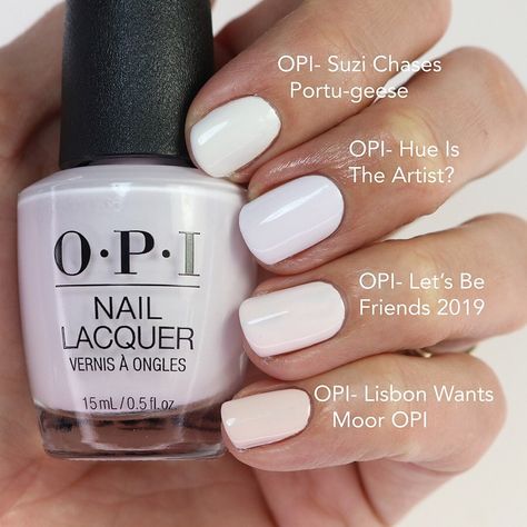 Opi Off White Gel Polish, Summer Opi Nail Colors, Lisbon Wants Moor Opi, Opi Gel Nails, Pedi Ideas, Opi Nail Colors, Makeup Nails Designs, Toe Nail Color, Subtle Nails