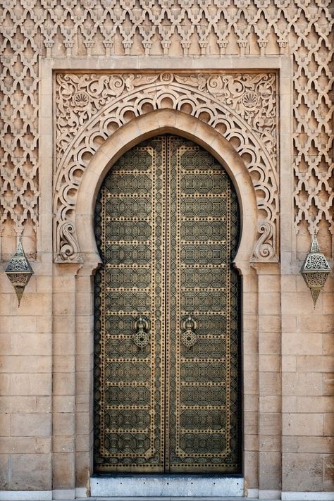 Moroccan Doors, Art Marocain, Moroccan Door, Door Poster, Door Images, Door Picture, Mosque Architecture, Moroccan Art, Cheap Paintings