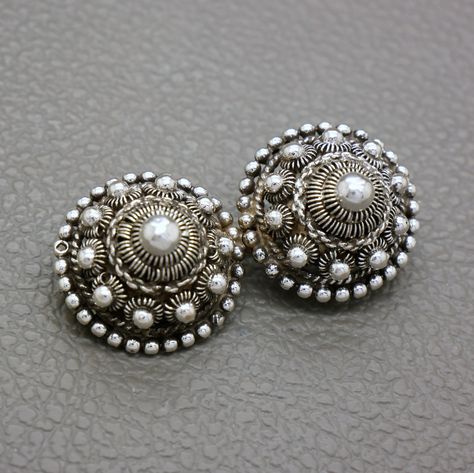 Dutch Heritage, Double Dutch, Heritage Jewellery, Historical Jewellery, Button Jewelry, Silver Filigree, Early 1900s, Victorian Style, Antique Items