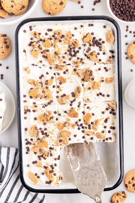 Cookie Icebox Cake, Tates Cookies, Oreo Icebox Cake, Nutella Chocolate Chip Cookies, Chocolate Chip Cake Recipe, Chocolate Chip Dip, Mini Chocolate Chip Cookies, Make Chocolate Chip Cookies, Milk Dessert