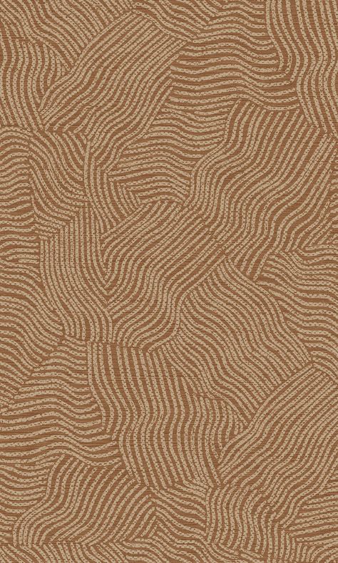 Transform your space with the Terracotta Rippled Sand Print Wallpaper, a stunning addition to any home that captures the gentle, flowing forms of the desert's rippled surface. Inspired by the natural patterns created by the wind as it travels across the dunes, this wallpaper brings a sense of serene beauty and organic movement to your walls. The textured wavy pattern sits on a raised, tactile linear background, adding a sophisticated layer of depth and dimension that mimics the undulating sand o