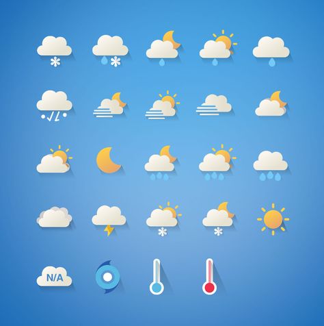 High-quality weather icon set designed by Amber Weather. Sky Symbol, Icon Set Design, Weather Icon, Logo Design Set, World Clock, Weather Data, Hd Wallpaper 4k, Icon Sets, Weather Icons