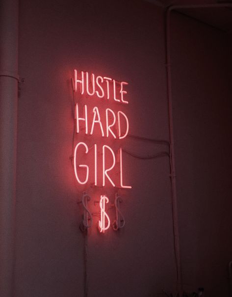 Hustle Girl Aesthetic, Girlish Wallpapers Iphone, Hustling Aesthetic, Hustle Wallpaper Aesthetic, Work Hard Wallpaper, Hustle Wallpaper, Hustle Aesthetic, Neon Pink Aesthetic, Marilyn Quotes