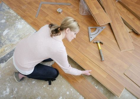 The 7 Pros and Cons of Laminate Flooring | Appliance Installation & Repair - NoVa, DC   NoVa One Step Home Solutions https://www.facebook.com/NoVa-One-Step-Home-Solutions-471903016520214/ Self Leveling Concrete, Fusion Paint Furniture, Home Makeover Diy, Self Leveling Floor, Best Floor Cleaner, Laminate Flooring Diy, Pergo Laminate Flooring, Gutter Drainage, Leveling Floor