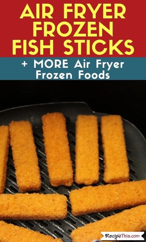 Air Fryer Frozen Fish Sticks. Cooked in the air fryer until crispy, these frozen air fryer fish sticks are something special. #airfryer #airfryerrecipes #airfryerfishsticks #fishsticks Fishsticks In Air Fryer, Frozen Fish Sticks In Air Fryer, Fish Sticks In Air Fryer, Air Fryer Fish Sticks, Air Fried Fish, Air Fryer Fish Recipes, Dinner Planning, Frozen Fish, Catfish Recipes