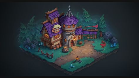 ArtStation - Witches tavern Magical Home, 2d Game Art, Creative Drawing Prompts, Drawing Prompt, Casual Game, Concept Art Drawing, Game Concept, Fantasy Art Landscapes, Halloween Games