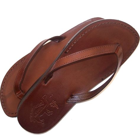 Cheap Leather Women's Flip Flops, Brown Leather Flat Flip Flops, Brown Leather Sole Flip Flops, Brown Leather Flip Flops, Casual Leather T-strap Flip Flops, Casual Beach Sandals, Mens Sandals Fashion, Genuine Leather Sandals, Casual Leather Shoes