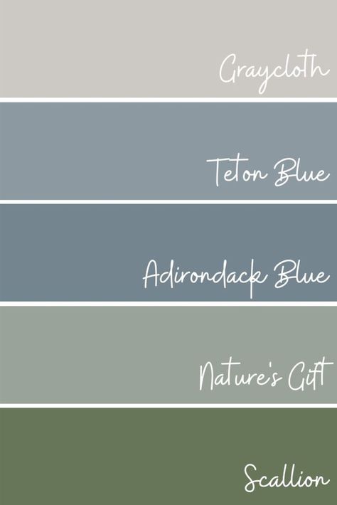 Color Palettes Sage Green, Color Pallets Cool Tones, Sage Green House Color Palette, Olive Palette Colour Schemes, Blue And Olive Green Color Scheme, Color Palette Sage Green Colour Schemes, Rainy Forest Color Palette, Olive Colour Scheme, Blue And Green Home Color Scheme