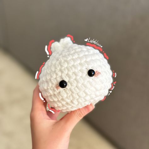 I made a cute xiao long bao 🥟🥹 didn’t take me long but I bought the wrong type of animal eyes so it took longer than expected to finish ✨ this pattern is very basic and self explanatory ,I do not own this pattern since it’s a universal pattern you just sew it together so I won’t be selling pattern for this one 😳 BUT i will be selling the finished product and will be posted this weekend 🌸 #crochet #handmade #amigurumi #crochetbao #crochetdumpling #yarn #plushies #pattern #crochetaddict #cro... Yarn Plushies, Cute Xiao, Plushies Pattern, Xiao Long Bao, Animal Eyes, Crochet Eyes, Quick Crochet Patterns, Crochet Business, Kawaii Crochet