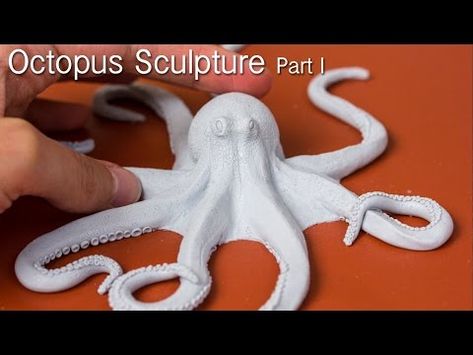 Hey pretty, click me! 🙂 // Octopus playlist : https://www.youtube.com/watch?v=jWjSs7r8zwM&list=PLY-Jh5w8sxgi9A8xGcvgPuPDow787eRoy Watch me sculpt an octopus using polymer clay. Part 1 of the sculpt. Observez moi sculpter une pieuvre en pâte polymère. Ceci est la première partie de la sculpture. //SUPPORT ME : Patreon : https://www.patreon.com/petitplat Shop my work : http://www.petitplat.fr/shop Prints, Mugs, Totes, Notebooks : […] The post Octopus Sculpture, Part 1, Polymer Clay Art Octopus Sculpture, Polymer Clay Kunst, Polymer Clay Sculptures, Polymer Clay Animals, Clay Stuff, Polymer Clay Tutorials, Poly Clay, Clay Animals, Clay Figures