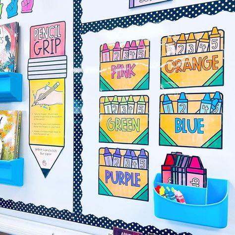 Kindergarten Table Organization, Kindergarten Tables, Table Points, Teaching Organization, Kindergarten Classroom Decor, Happy Friday Friends, Reading Resources, Behavior Management, Kindergarten Classroom