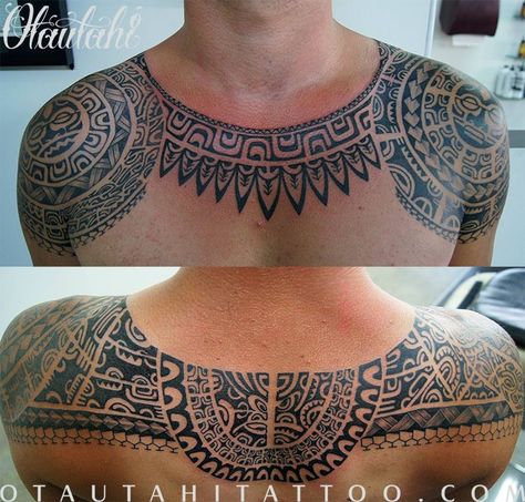 * Indigenous Tattoo, Collar Tattoo, Azteca Tattoo, Mayan Tattoos, Aztec Tattoos, Mexican Tattoo, Ta Moko, Necklace Tattoo, Marquesan Tattoos