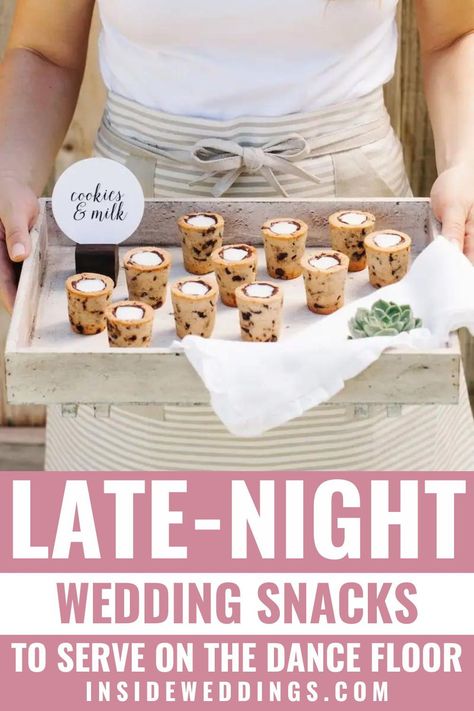 Delight your guests with unforgettable late-night wedding snacks! From gourmet sliders to mini desserts, discover creative and delicious ideas to keep the party going. Perfect for couples looking to add a fun and tasty touch to their celebration. Explore the article for inspiration and tips to make your wedding night extra special! Late Night Reception Food, Late Night Snack For Wedding, Cheap Late Night Wedding Snacks, Late Night Wedding Food, Gourmet Sliders, Wedding Snack, Choosing Wedding Colors, Wedding Snacks, Diy Your Wedding