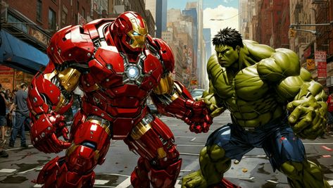 Hulk Vs Hulkbuster, The Incredible Hulk, Incredible Hulk, Superhero Art, Disney Marvel, Marvel And Dc, Marvel Art, Marvel Characters, Hulk