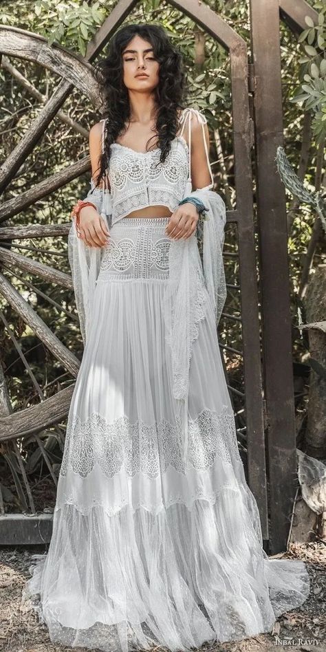 Wedding Dresses Vintage Bohemian, Bohemian Bridesmaid, Wedding Bohemian, Mode Hippie, Trendy Wedding Dresses, Crop Top Dress, Bohemian Wedding Dresses, Beauty Dress, Wedding Dresses Plus Size