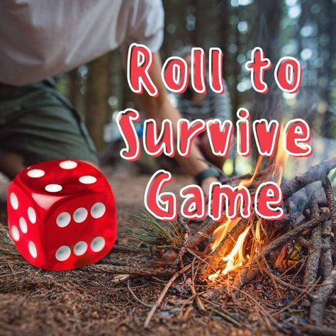 "You've packed a bag with your essential survival items and struck out into the woods to set up a camp and live on your own! Can you follow in the footsteps of Sam Gribley and thrive in your wilderness home? This game is based on the classic children's novel My Side of the Mountain, by Jean Craighead George, but can easily be enjoyed as a stand alone adventure.  Game stations include: -Home Tree -River -Forage -Hunt -Cliffs -Campfire -Hiker -Family At each station, players will roll their die (y Outdoor Survival Activities For Kids, My Side Of The Mountain, Nature Games, Cub Scout Activities, Outdoor Learning Activities, Outside Games, Kids Novels, Survival Items, After School Club