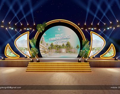 Backdrop Stage Design Events, Display Board Design, Stage Backdrop Design, Islamic Decoration, Entrance Decoration, Church Furniture, Stage Props, Stage Set Design, Event Stage