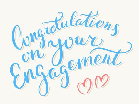 Engagement Card Ideas, Congratulations On Your Engagement Card, Congratulations Pictures, Congratulations Images, Congrats On Your Engagement, Card Engagement, Engagement Congratulations, Congratulations On Your Engagement, Engagement Card