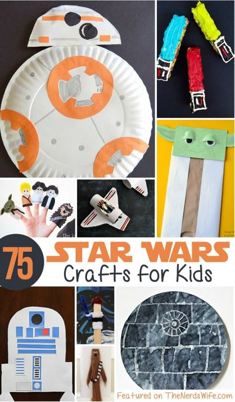 Star Wars Crafts for Kids Star Wars Crafts For Kids, Star Wars Classroom, Kids Preschool Learning, Star Wars Crafts, Star Wars Bb8, Star Wars Birthday Party, Star Wars Birthday, Crafts For Boys, Star Wars Kids