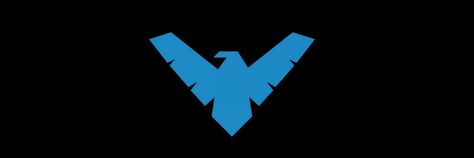 Nightwing Symbol Wallpaper, Nightwing Widget, Nightwing Banner, Nightwing Header, Nightwing Gif, Batman Widgets, Dc Symbols, Nightwing Wallpaper, Dc Banner