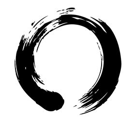 The Ensō is an unfinished ink circle. "It symbolizes absolute enlightenment, strength, elegance, the universe, and the void; it can also symbolize the Japanese aesthetic itself. As an "expression of the moment" it is often considered a form of minimalist expressionist art."    - David Ceng Zen Tattoo, Petit Tattoo, Circle Tattoo, Zen Buddhism, Japanese Aesthetic, Aikido, Sumi E, Skin Art, Japanese Tattoo