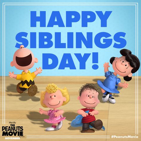 Oh brother! Happy National Siblings Day from The Peanuts Movie! Siblings Day Quotes, Happy Siblings Day, Happy Siblings, Happy Sibling Day, Sibling Day, National Siblings Day, The Peanuts Movie, Siblings Day, Charlie Brown Quotes