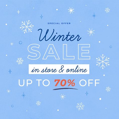 Winter Sale Design, Winter Ads, Winter Sale Poster, Offer Ads, Sale Typography, Winter Sale Banner, Winter Promotion, Winter Banner, Christmas Content