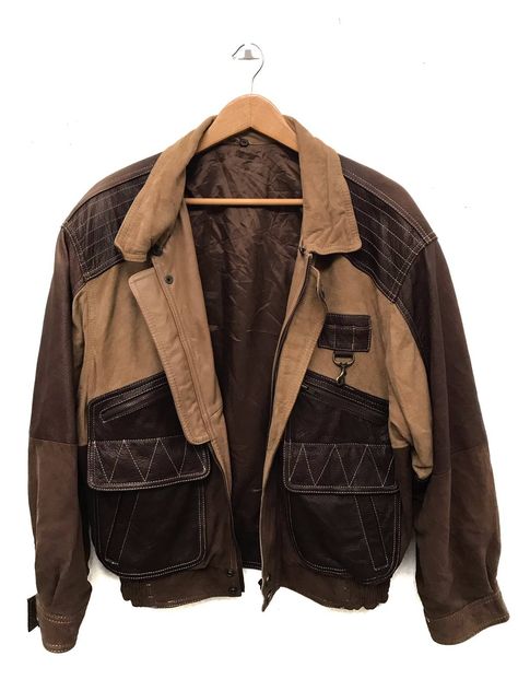 Aviation Jacket, Aviator Jacket, Vintage Biker, Aviator Jackets, Men's Outerwear, Mens Outerwear, Vintage Jacket, Mountain Backpack, No Brand