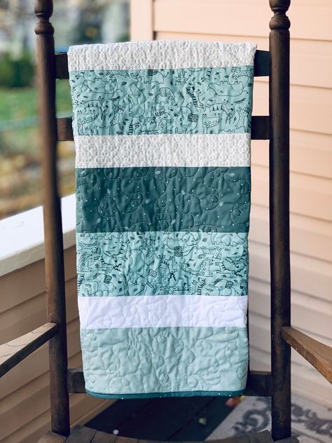 Safari Baby Quilt, Safari Nursery Bedding, Jungle Quilt, Safari Quilt, Neutral Baby Quilt, Boys Quilt Patterns, Teal Quilt, Unique Baby Gift, Quilt Modernen