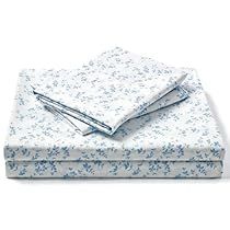 Blue Floral Sheets, Floral Bed Sheets, Floral Sheets, Microfiber Bed Sheets, Luxury Bed Sheets, King Size Sheets, Hotel Luxury, King Sheets, Queen Sheets