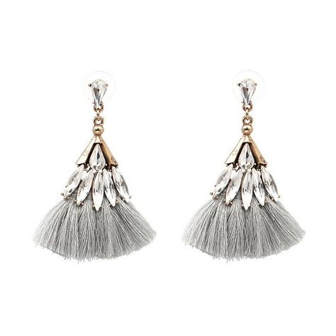 Spring Jewelry Trends, Rough Gemstone Jewelry, Funky Earrings, Long Tassel Earrings, Stylish Earrings, Spring Jewelry, Tassel Drop Earrings, Best Jewelry Stores, Sapphire Earrings