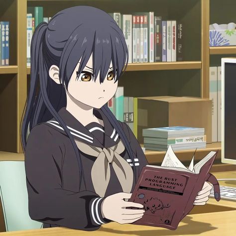 Ruri Ichigyou Holding Rust Book Aesthetics Study, Studying Aesthetic, Action Anime, Anime Character Names, World Icon, World Movies, Anime Pfps, Character Study, Cyberpunk Art