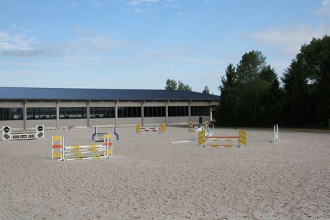 Jumping Arena, Stable Style, Cross Country Jumps, Horse Arena, Dream Horse Barns, Dream Stables, Family Jokes, Oldest Daughter, Equestrian Facilities