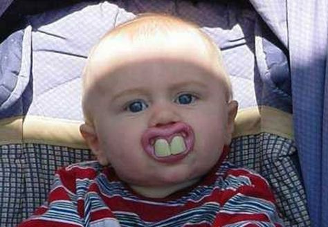 15 Baby Pacifiers That Are So Wrong They're Right Funny Pacifiers, Funny Baby Pictures, Baby Images, Baby Pacifier, Funny Babies, Baby Pictures, Funny Kids, Funny Photos, Baby Photos