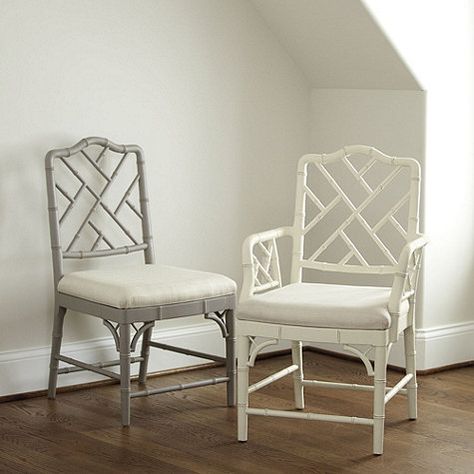 Dayna Arm Chair Bamboo Dining Chairs, Chippendale Chairs, Comfortable Dining Chairs, Hans Wegner, Painted Chairs, White Chair, House Things, Plywood Furniture, Cafe Chairs