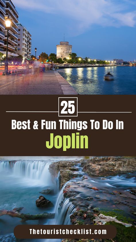 Would you like to explore Joplin, MO? This travel guide brings you top attractions, best activities, places to visit as well as best things to do in Joplin, Missouri. Plan your travel itinerary & bucket list now!. #joplin #missouri #thingstodoinjoplin #missouritravel #usatrip #ustravel #travelusa #ustraveldestinations #travelamerica #vacationusa #americatravel Things To Do In Joplin Missouri, Joplin Missouri, Grand Falls, Usa Travel Guide, Us Travel Destinations, Vacation Usa, North Park, Nature Trail, National Monuments