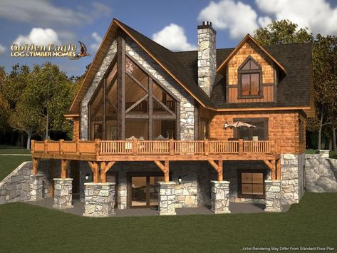 Timberframe Homes Plans, Mountain Home Floor Plans, Wooden Beach House, Log And Timber Homes, Log Cabin Floor Plans, Timber Homes, Log Home Plans, Cabin Floor Plans, Lake House Plans