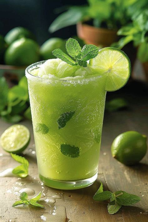 Lemon And Mint Juice, Lemon Mint Juice, Mint Lemonade Recipe, Mint Juice, Mojito Drink, Mint Drink, Mint Smoothie, Lemon Frosting, Mint Lemonade