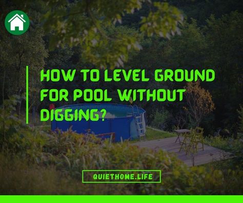 How To Level Ground For Pool Without Digging How To Level Ground For Pool Easy, Level Ground For Pool, How To Level Ground For Pool, Leveling Yard For Pool, Leveling Yard, Coleman Pool, Stock Pools, Square Pool, Rectangle Pool