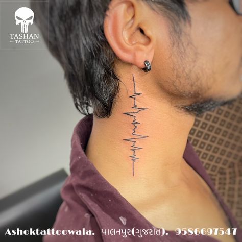 TashanTattoo
AshokTattooWala
S.4.5,Tirupati plaza
Opp. New bus stand
Near gd modi collage
Palanpur (gujrat)
9586697547
9687533310 Heart Beat Tattoo, Tattoo On Neck, Tattoo Neck, Heartbeat Tattoo, Heart Beat, Neck Tattoo, Tattoo On, In A Heartbeat, Tattoos