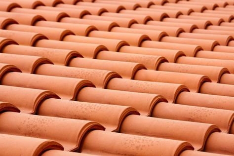 Spanish Tile Roof, Concrete Roof Tiles, Terracotta Roof Tiles, Roofing Tiles, Types Of Roofing Materials, Roof Restoration, Clay Roof Tiles, Clay Roofs, Terracotta Roof