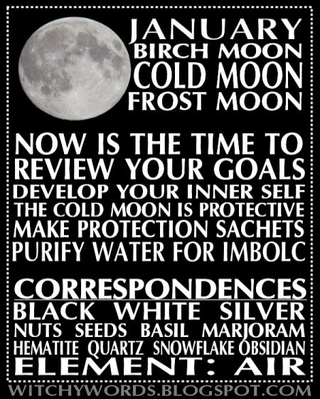 January Full Moon Esbat: Names, correspondences and ritual goals. Witchy Words, January Full Moon, Frost Moon, Cold Moon, Moon Cycles, Wolf Moon, The Full Moon, Practical Magic, Moon Magic